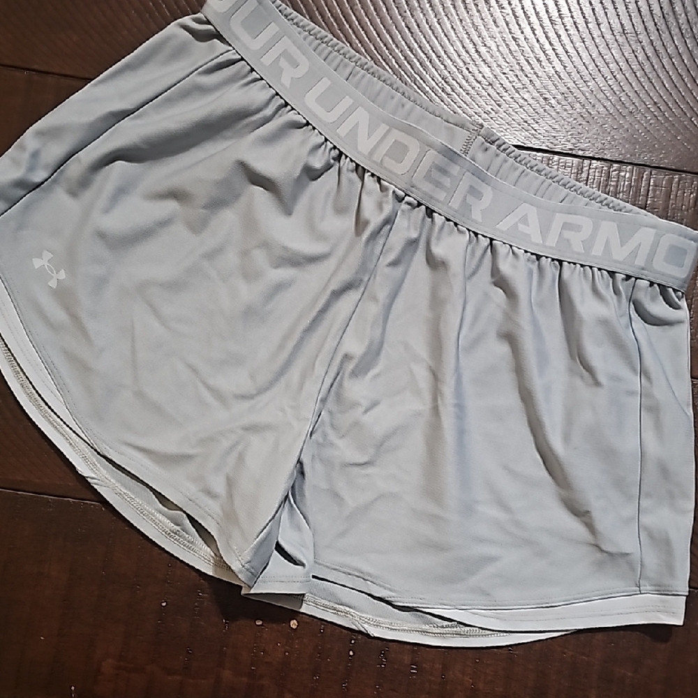 Under Armour Light Gray Athletic Shorts